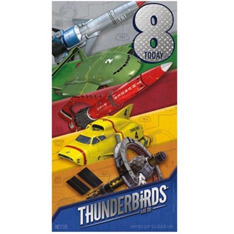 8th Birthday Thunderbirds Birthday Card £2.10